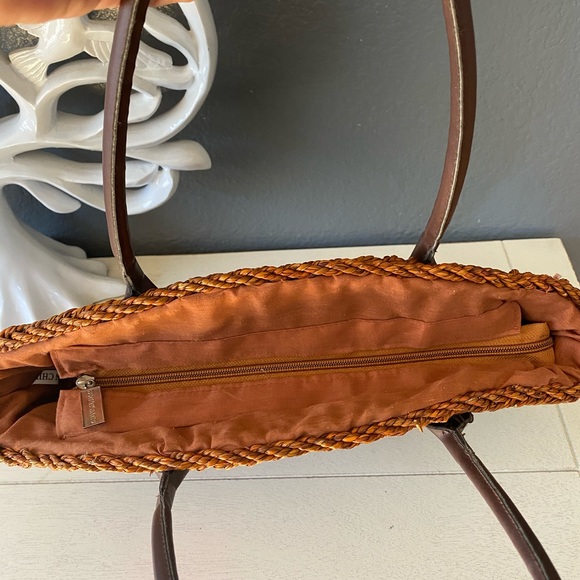 Sun N Sand STRAW BEACH BAG Double Handle Handbag - Picture 5 of 7